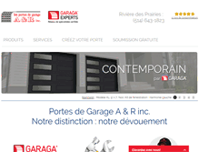 Tablet Screenshot of portesdegaragear.com